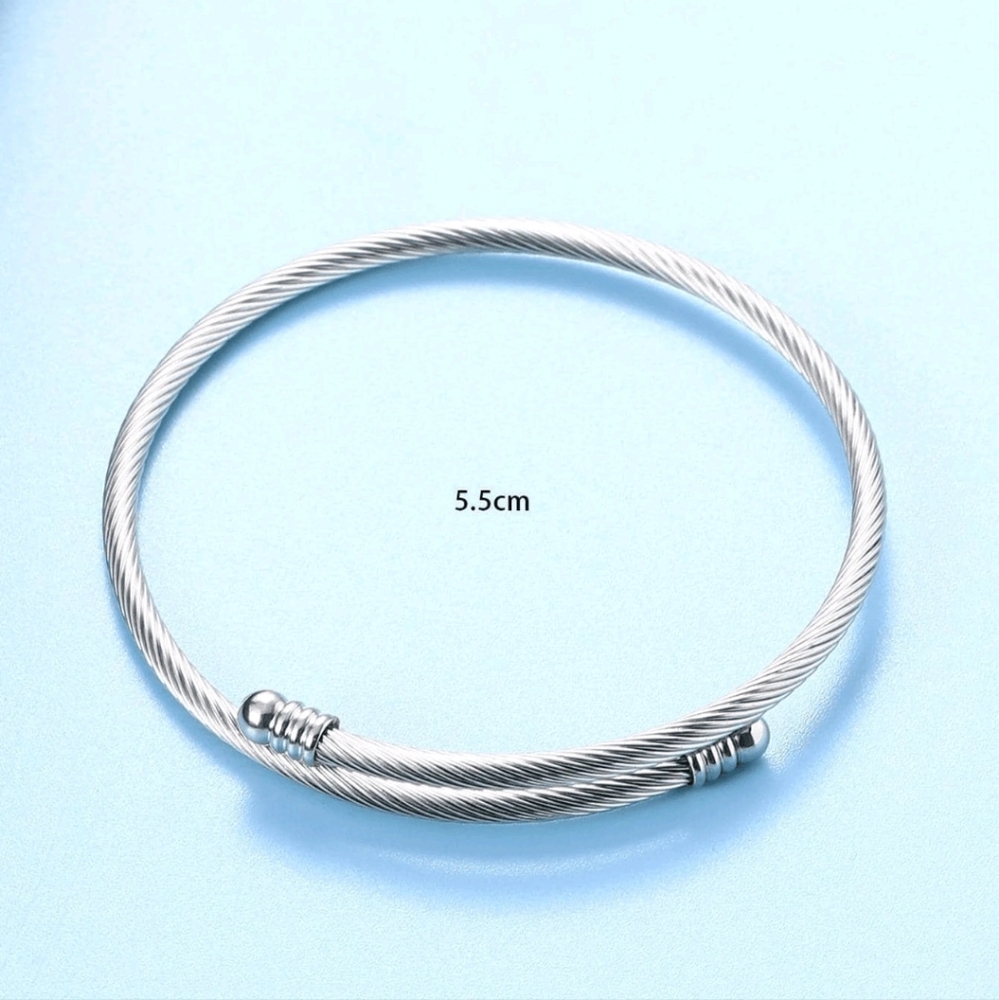NEW Stainless Steel Wrap Bracelet